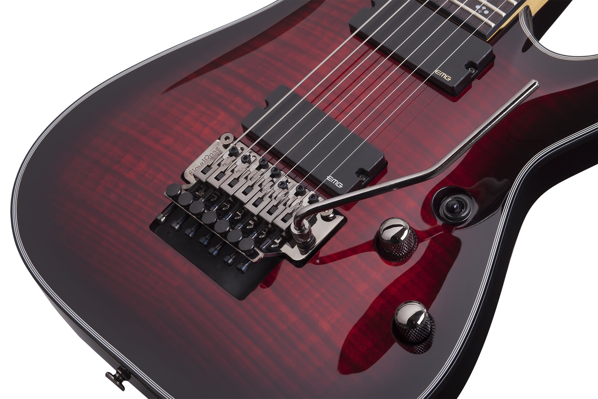 Schecter Damien Elite-7 FR 7 String With Floyd Rose (Crimson Red