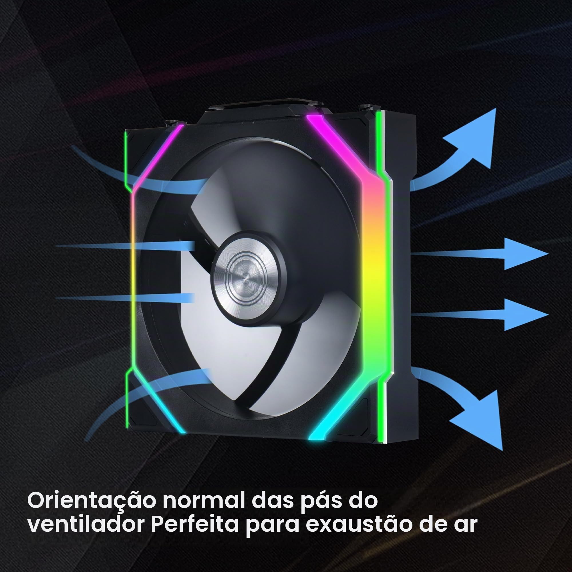 Kit 3 Fans Lian Li Uni Fan SL Wireless 120 Reverse Blade ARGB