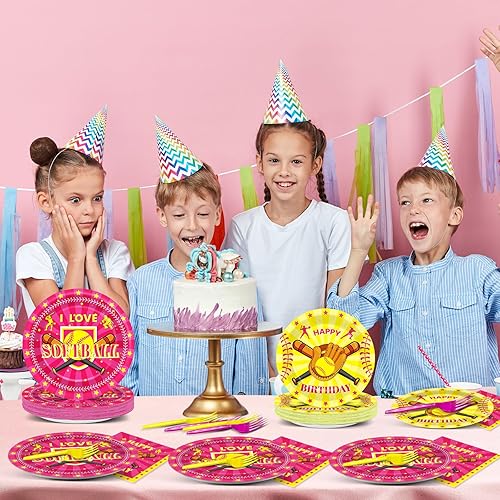 Miniatura 188 de 96 piezas de suministros de fiesta de cumpleaños florales de cumpleaños, platos de papel, servilletas, flores de oro rosa, decoraciones de fiesta