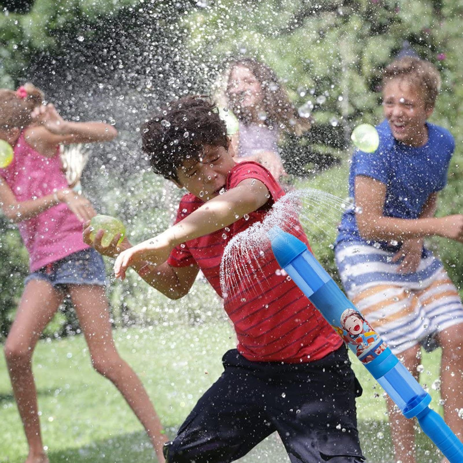 4 Stück Feuerwerk Wasserpistolen - Bunte Wasserspielzeug Für Pool & Strand