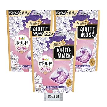 期間限定　ボールド　ジェルボール　ホワイトムスク＆フローラルの香り　440粒 Amazon.co.jp: Bold ボールド 洗濯洗剤 ジェルボール 4in1