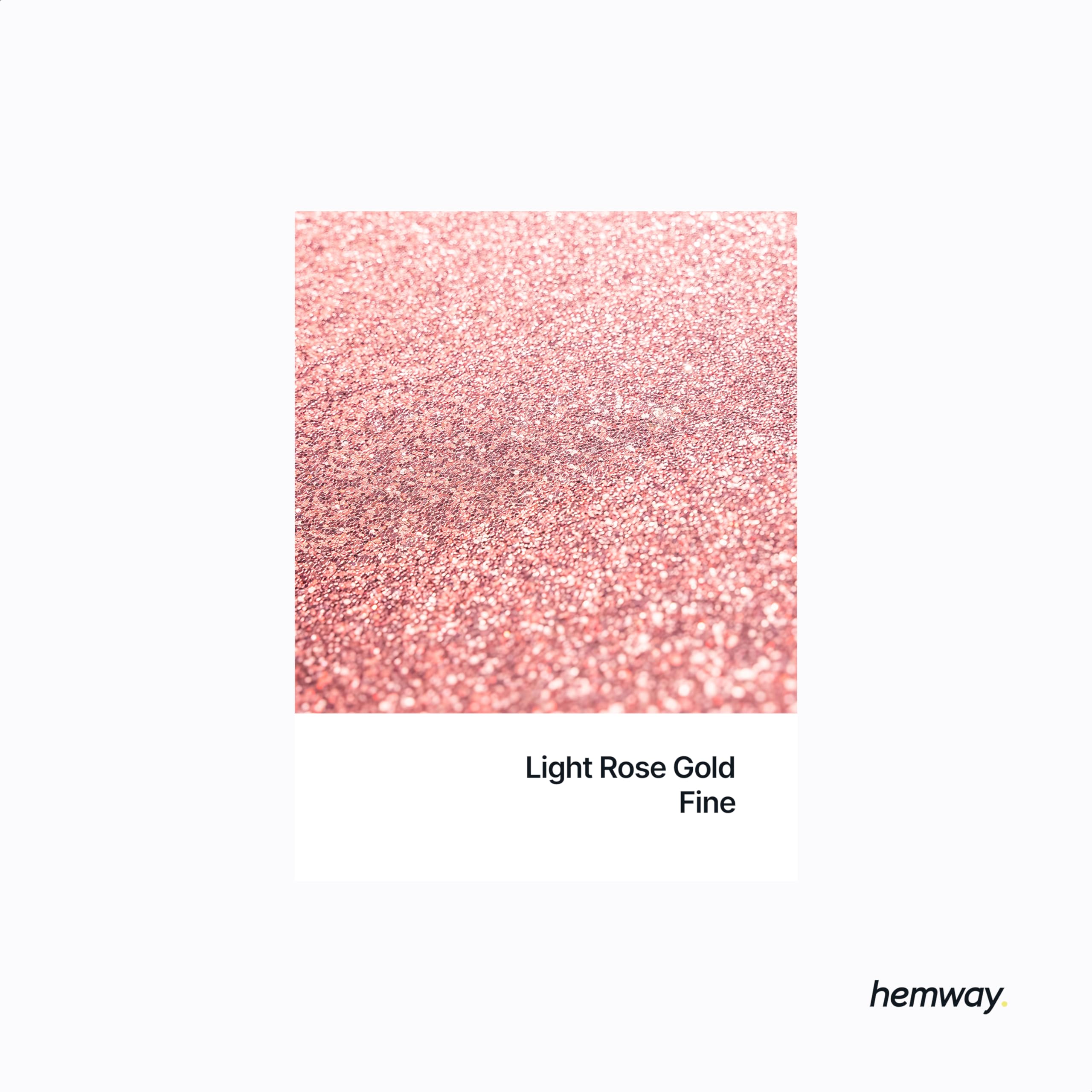 Hemway Glitter Shaker Light Rose Gold 130g x2 Pack Fine, Craft Glitter Shakers for Resin & Epoxy Crafts - Image 2
