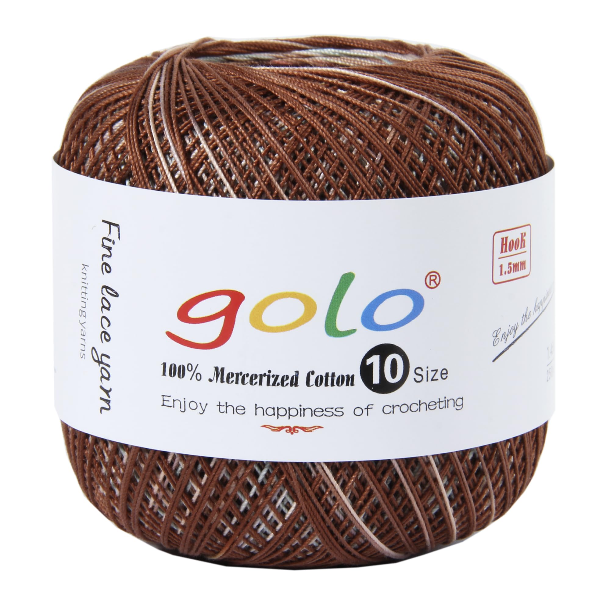 golo Crochet Thread Size 10 Yarn for Hand Knitting Lace Yarn D609 — image 1