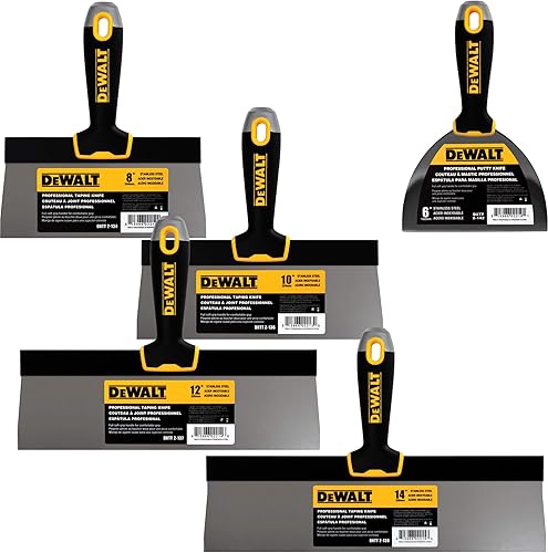 DEWALT Juego de cuchillos de acero inoxidable