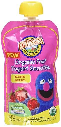 Earth's Best, Organic Fruit Yogurt Smoothie, Mixed Berry (Pack of
