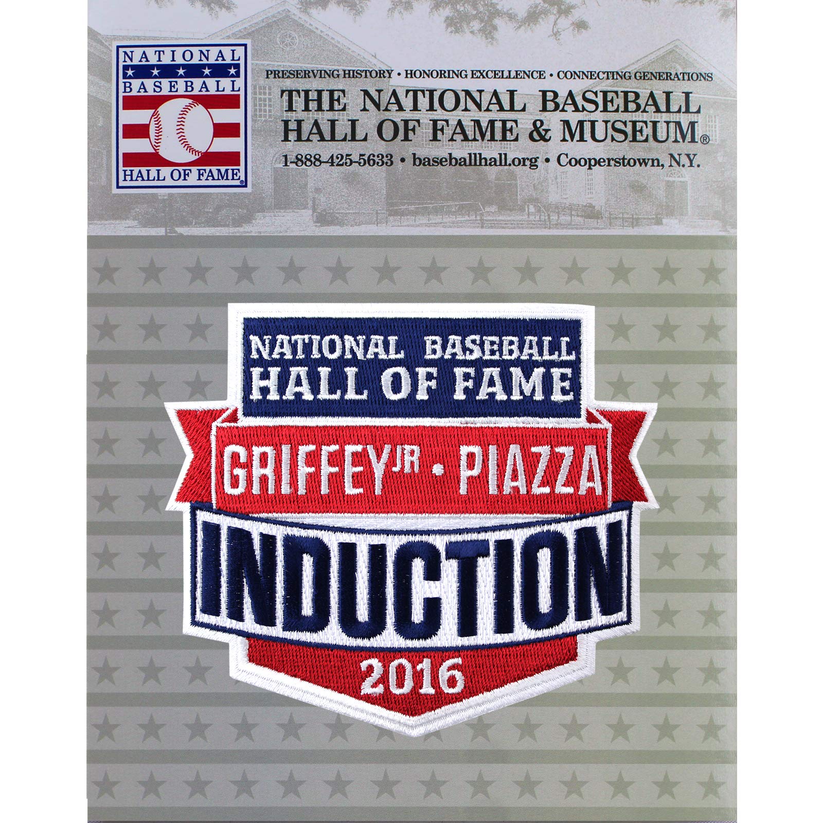 Patch Collection 2016 National Hall of Fame Induction Ft. Ken Griffey Jr and Mike Piazza