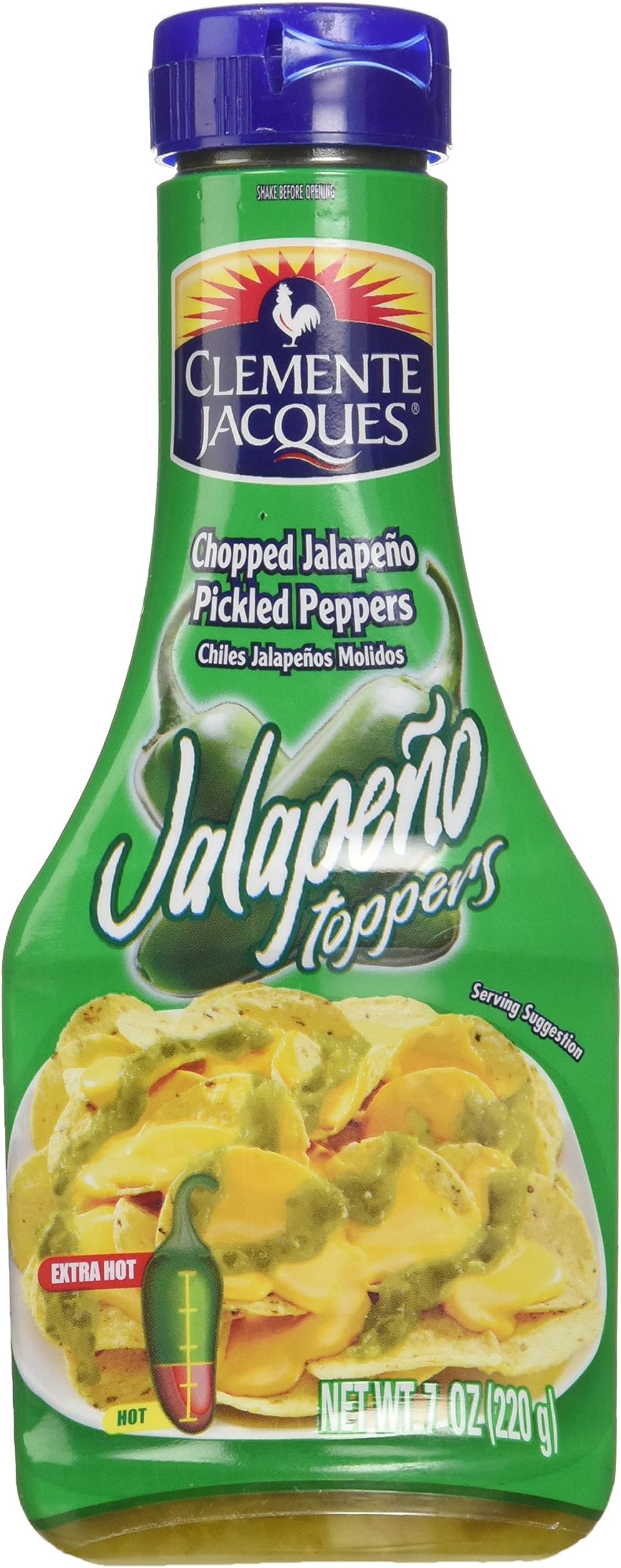 Clemente Jacques, Jalapeno Peppers Chopped, 7.8 Ounce