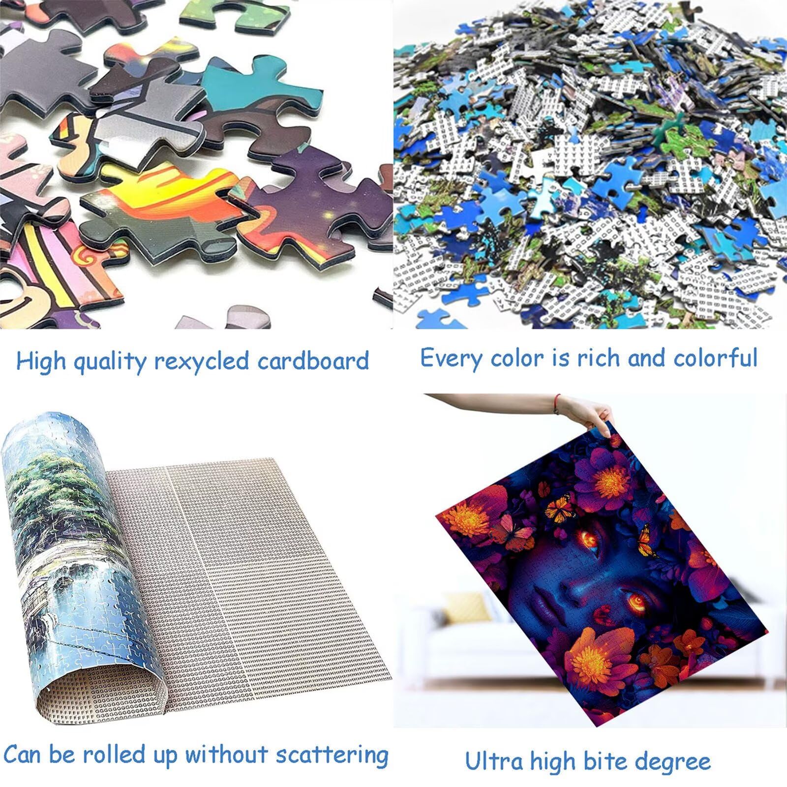 Puzzle 5000 elementów dla kobiet dorosłych kwiaty 156 x 105 cm unikalne rzemiosło klasyczne 3D drewniana układanka do rodzinnych gier biznesowych, układanka zrób to sam do dekoracji ścian domu