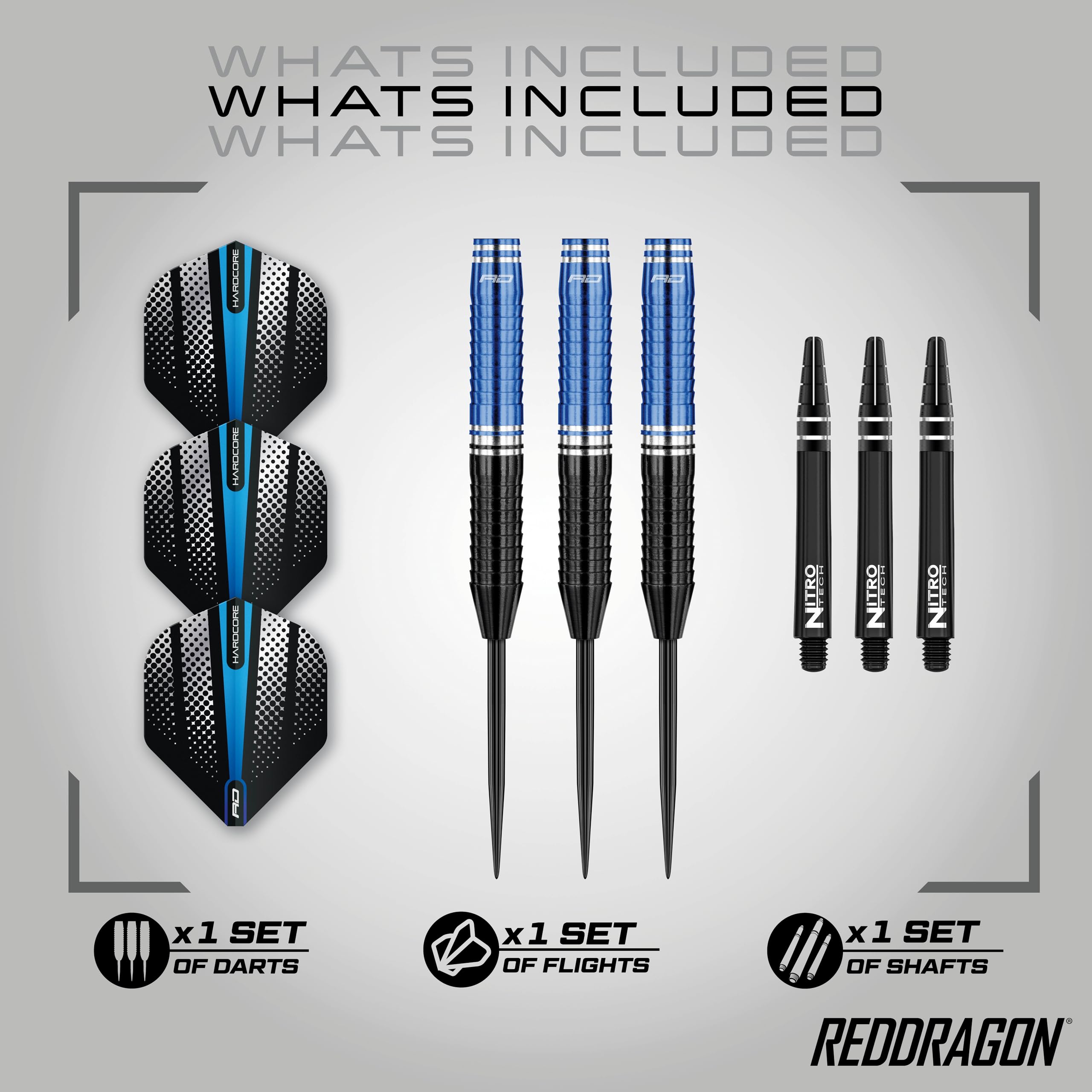 【lanp】 Dart Set Red Dragon Darts RED DRAGON - Razor Edge ZX-95 Darts - 95