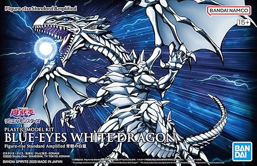 Miniatura 11 de Bandai Hobby - Yu-Gi-Oh! - Dragón blanco amplificado de ojos azules, kit de modelo estándar de Bandai Spirits