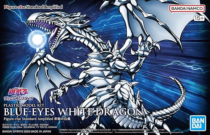 Bandai Hobby - Yu-Gi-Oh! - Amplified Blue-Eyes White Dragon Model Kit miniatura 11