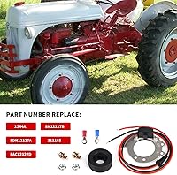 Vista 3 de Kit de conversión de encendido Dexonu Compatible con tractores Ford de 4 cilindros 2N 9N 8N Serie 500-900 V4 Módulo de encendido electrónico de 12v