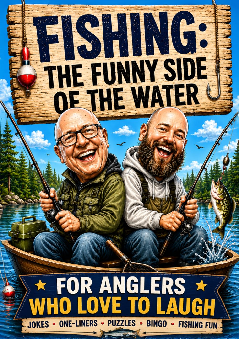 Fishing: The Funny Side of the Water: For Anglers Who Love to Laugh – Jokes, One-Liners, Puzzles, Games & Fishing Fun
