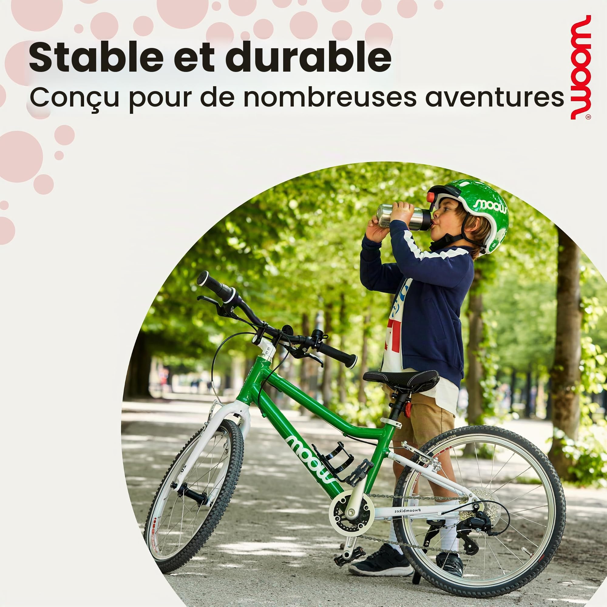 woom Béquille Latérale LEGGIE Vélo Enfant, Aluminium