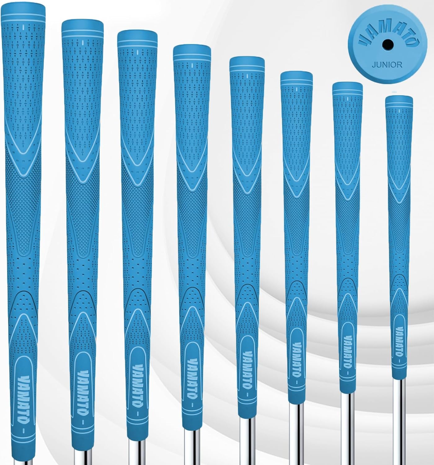 Yamato Junior Golf Grips Kids & Youth Golf Club Grips 8 Pack Of High