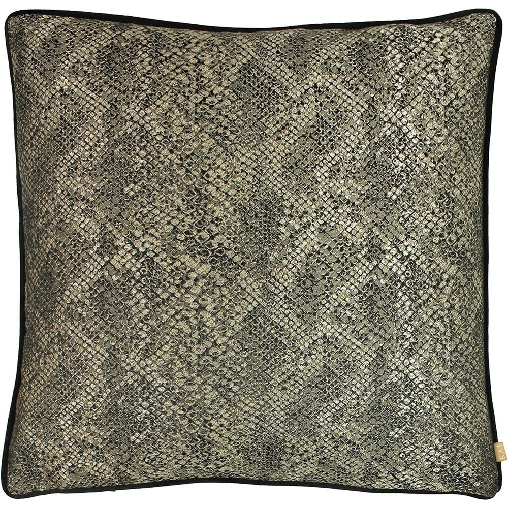 Kai Viper Metallic Snakeskin Square Cushion Cover from B&Q