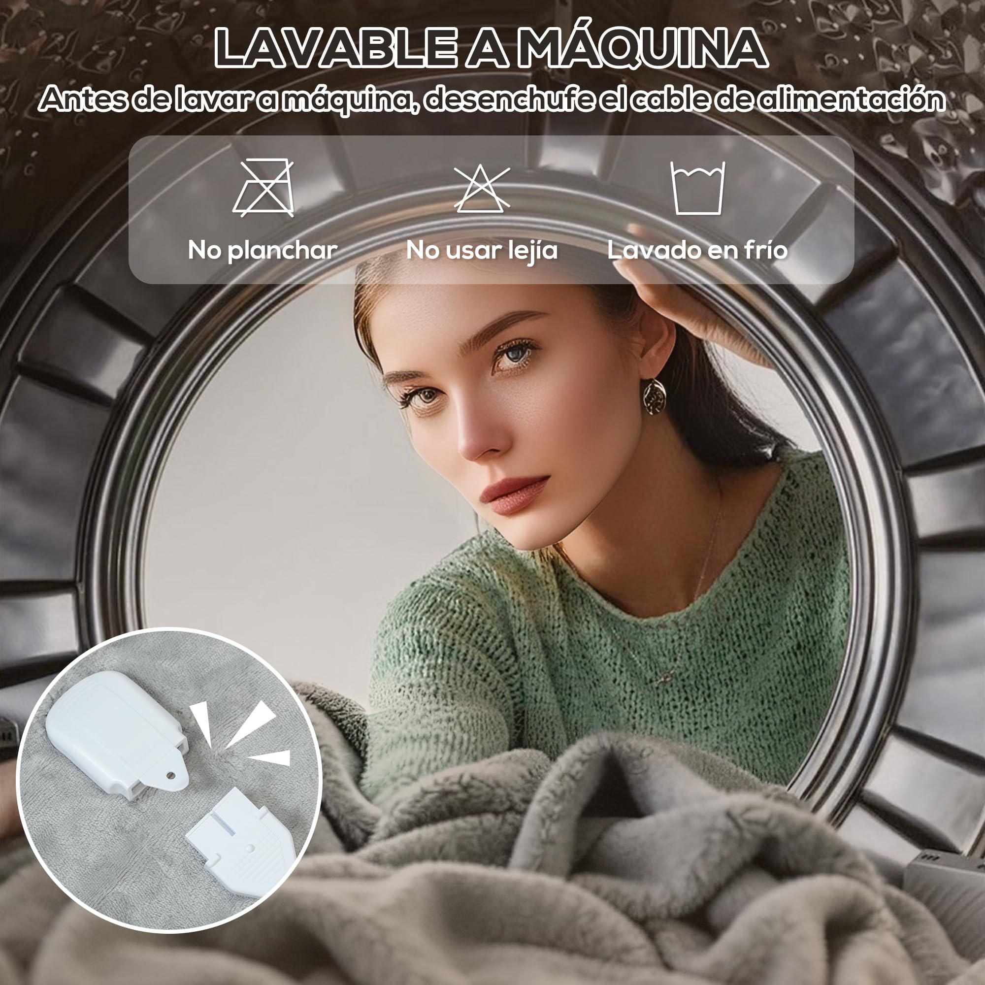 HOMCOM Manta Eléctrica Grande, Manta Térmica Sofá, 180x130 cm, Tejido Suave, 10 Niveles de Temperatura, Temporizador, Lavable en Lavadora, Protección contra Sobrecalentamiento, Pantalla LED, Gris