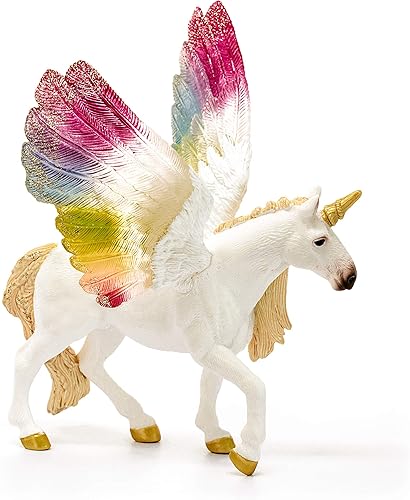 Miniatura 5 de Schleich bayala - Figura de unicornio arcoíris de 7 pulgadas, juguete de unicornio para niñas y niños, figura de caballo de fantasía para niños a