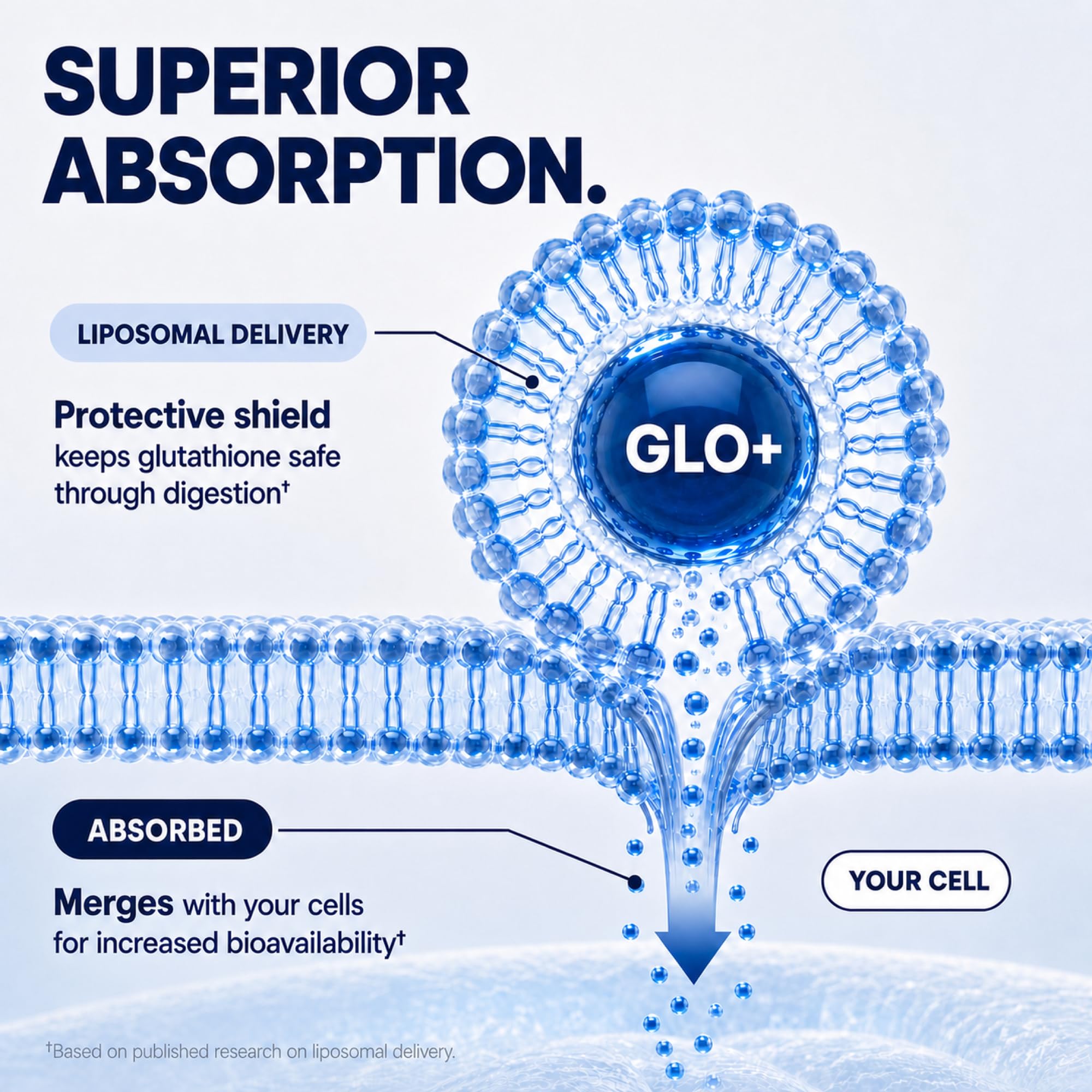 Liposomal Glutathione Supplement, 1150mg 11-in-1 Complex with NAC, 60ct