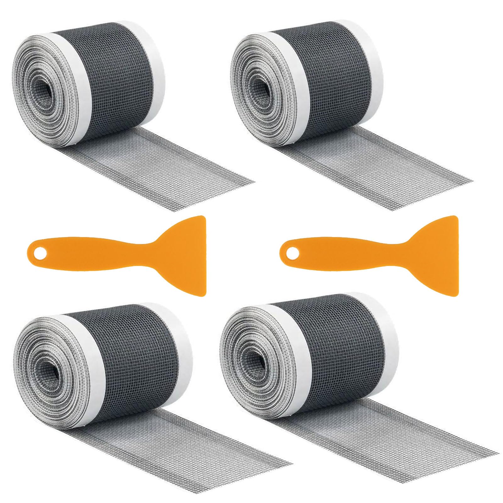 Haarsieb Dusche, Haarfänger Dusche Anti-verstopfender,7cm×10m/10cm×10m | Abflusssieb Dusche, Duschsieb Abfluss Haare Mesh, Fliegengitter Reparatur Klebeband für Reparatur Fenster Loch(5m/Rolle)