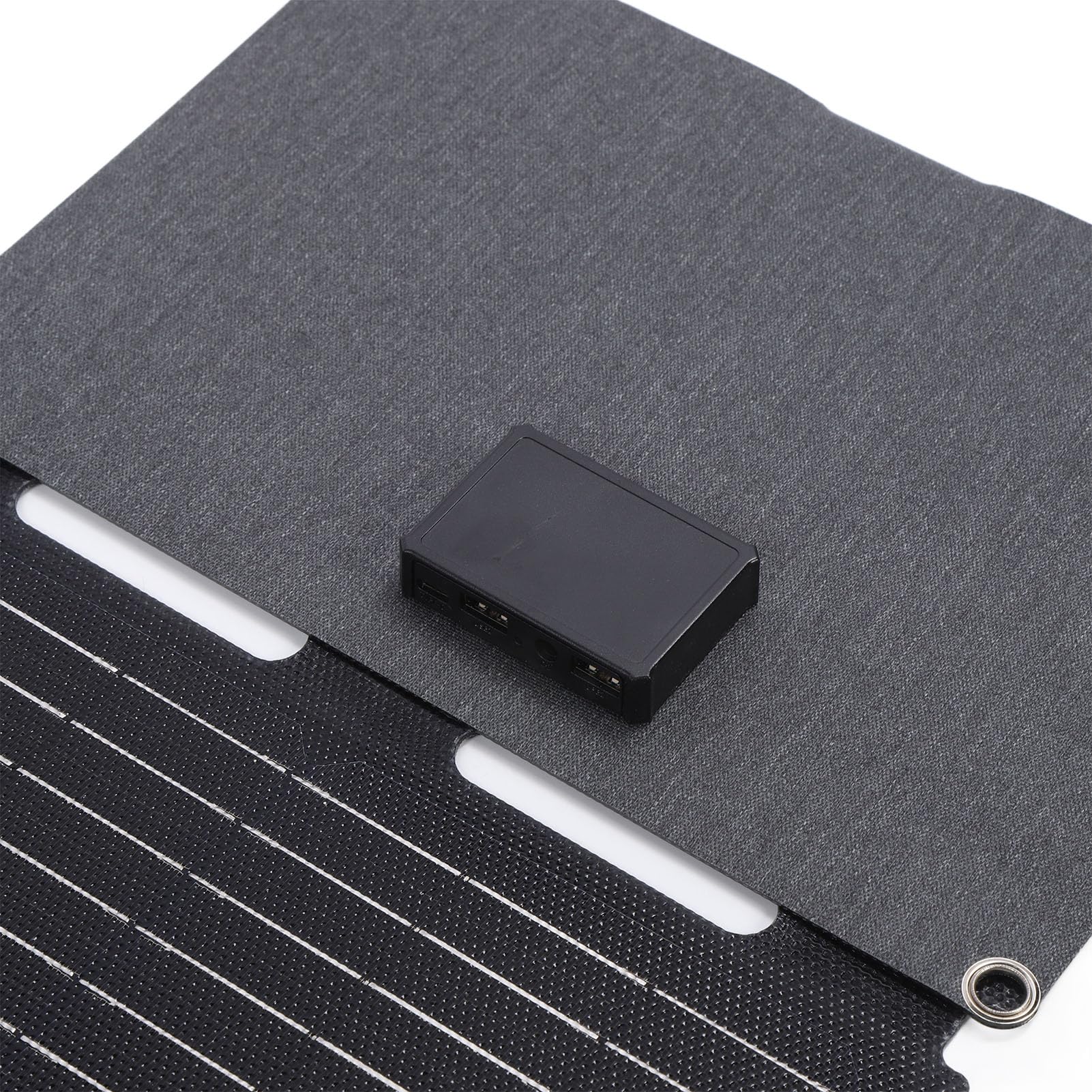 Caricatore a Pannello Solare Caricatore Solare Portatile a Ricarica Rapida Alta Potenza 40 W Compatibilità Multi-dispositivo Design a 4 Slot per l'escursionismo