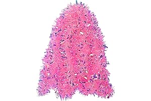 JXITON Pink Tinsel Garland: A Glittering Accent for Your Festive Decor