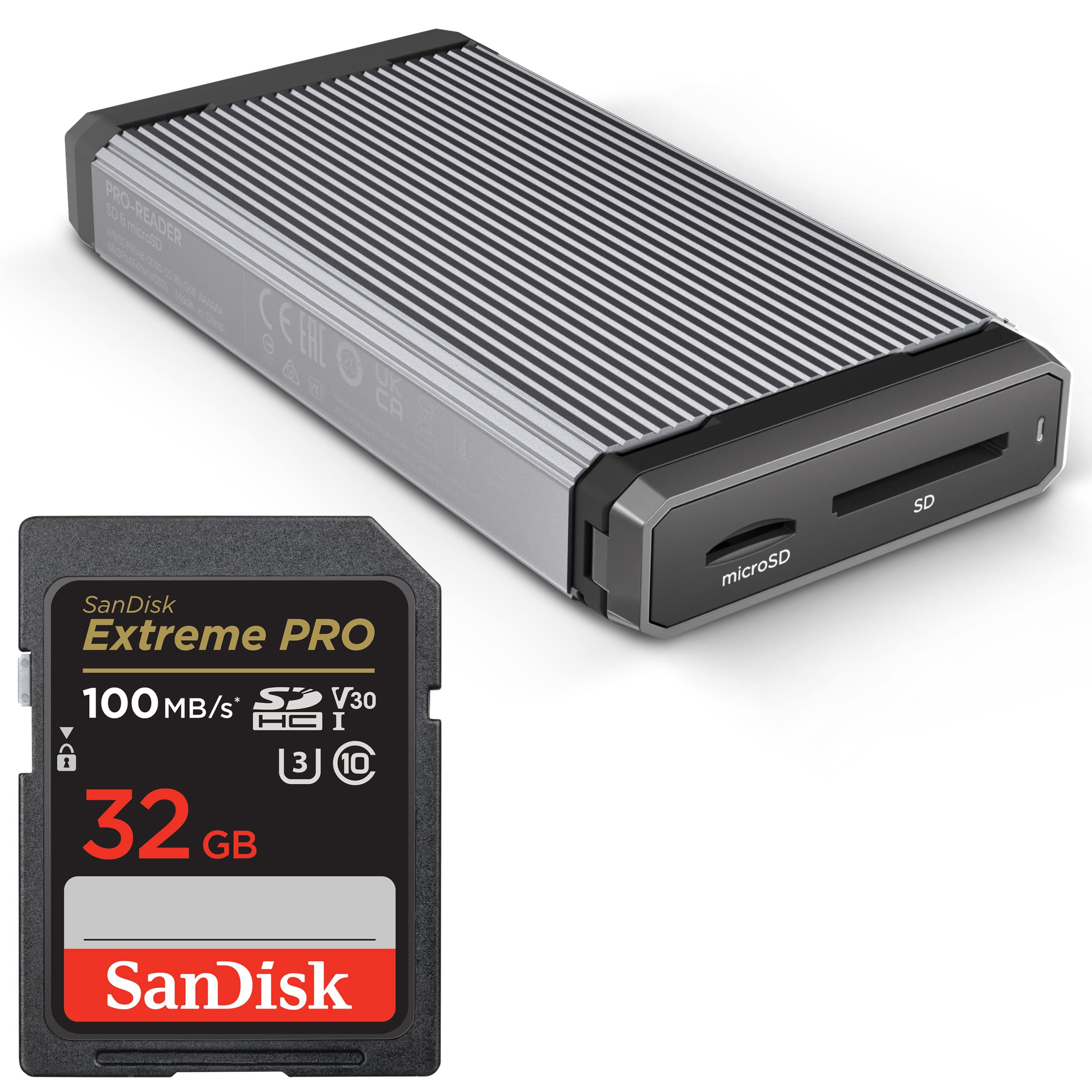 SanDisk Extreme PRO MicroSDHC 32GB CL10 U3 - Per 4K Ultra HD E Full HD - Resistente