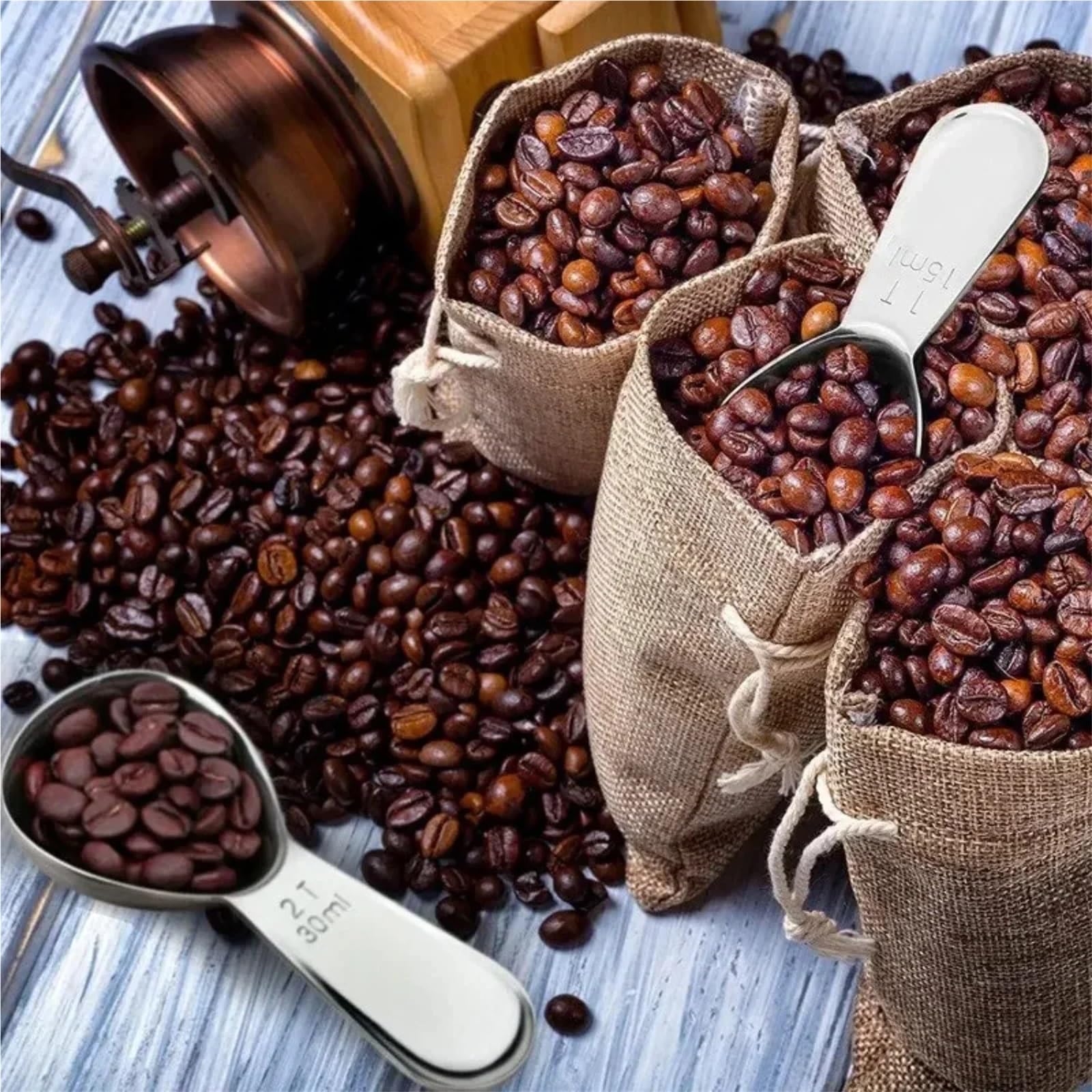 Kaffeemesslöffel aus Edelstahl