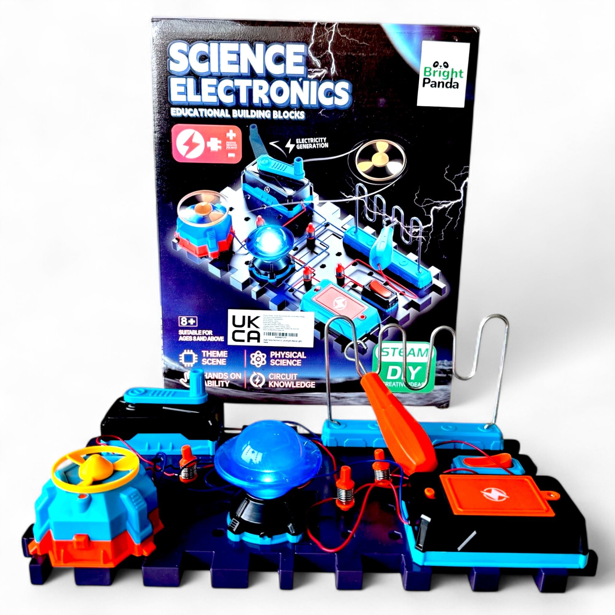 Bright Panda Electric Circuit Kits for Children, Educational STEM Toys with 100+ Science Experiments for Kids, Build Your Own Science Kit (Starter Set (Circuit Maze))
