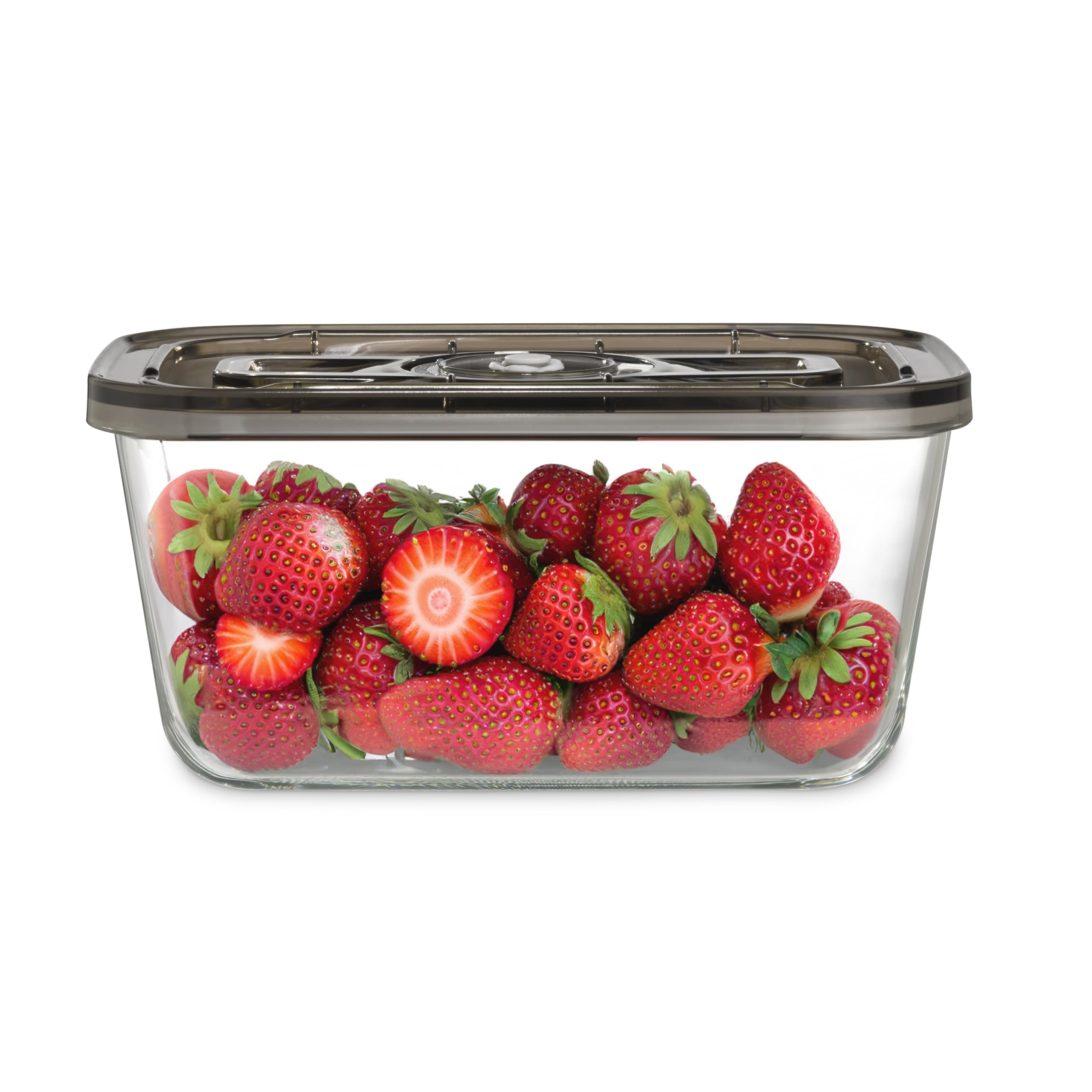 CASO VacuBoxx Eco L - Recipiente de vacío de 1500 ml para todos los CASO envasadores al vacío y Vacu OneTouch | apto para lavavajillas y Microondas, sin BPA, recipiente de vidrio