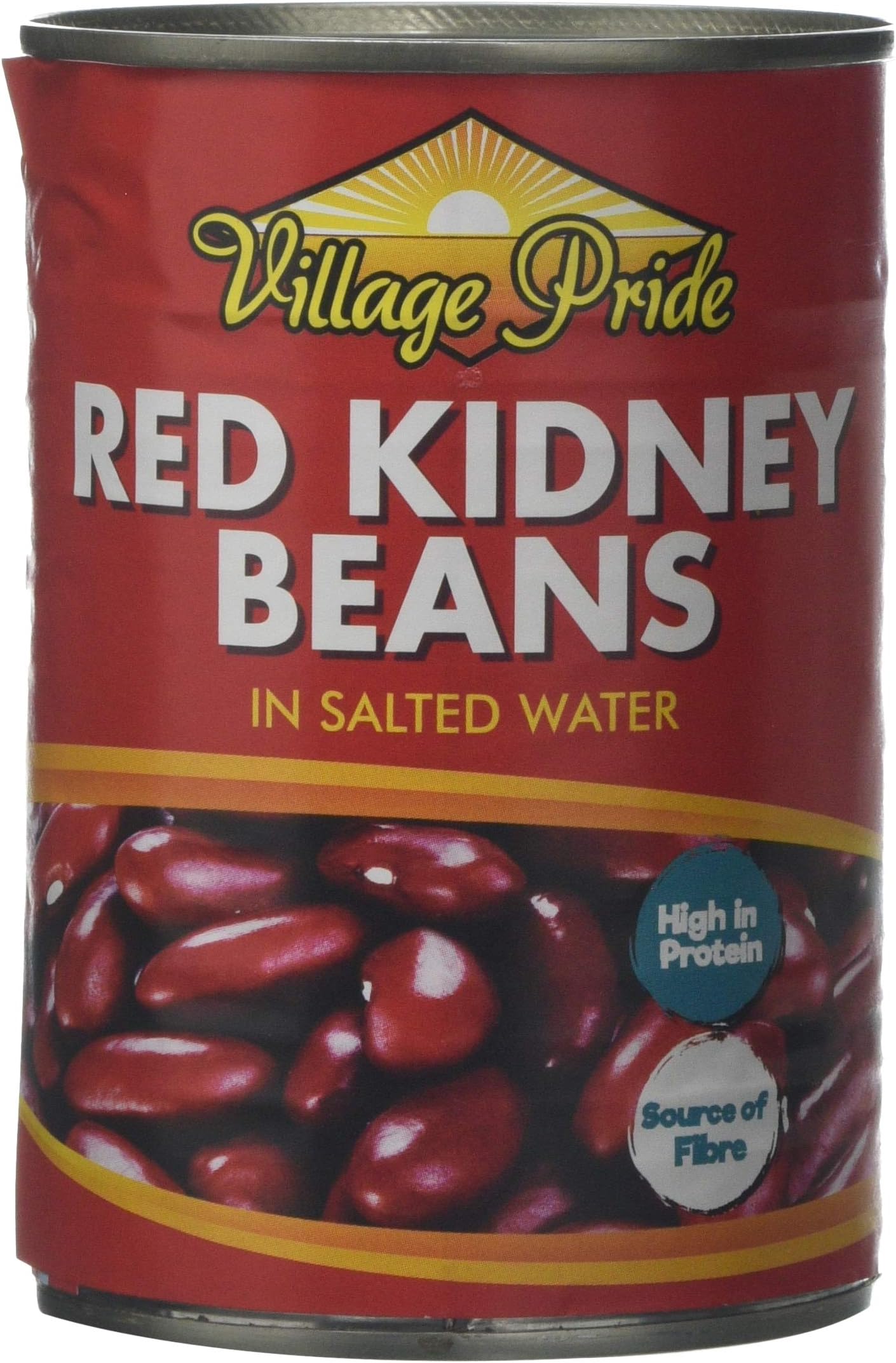 Village Pride Red Kidney Beans tins, 400g(Pack of 12)