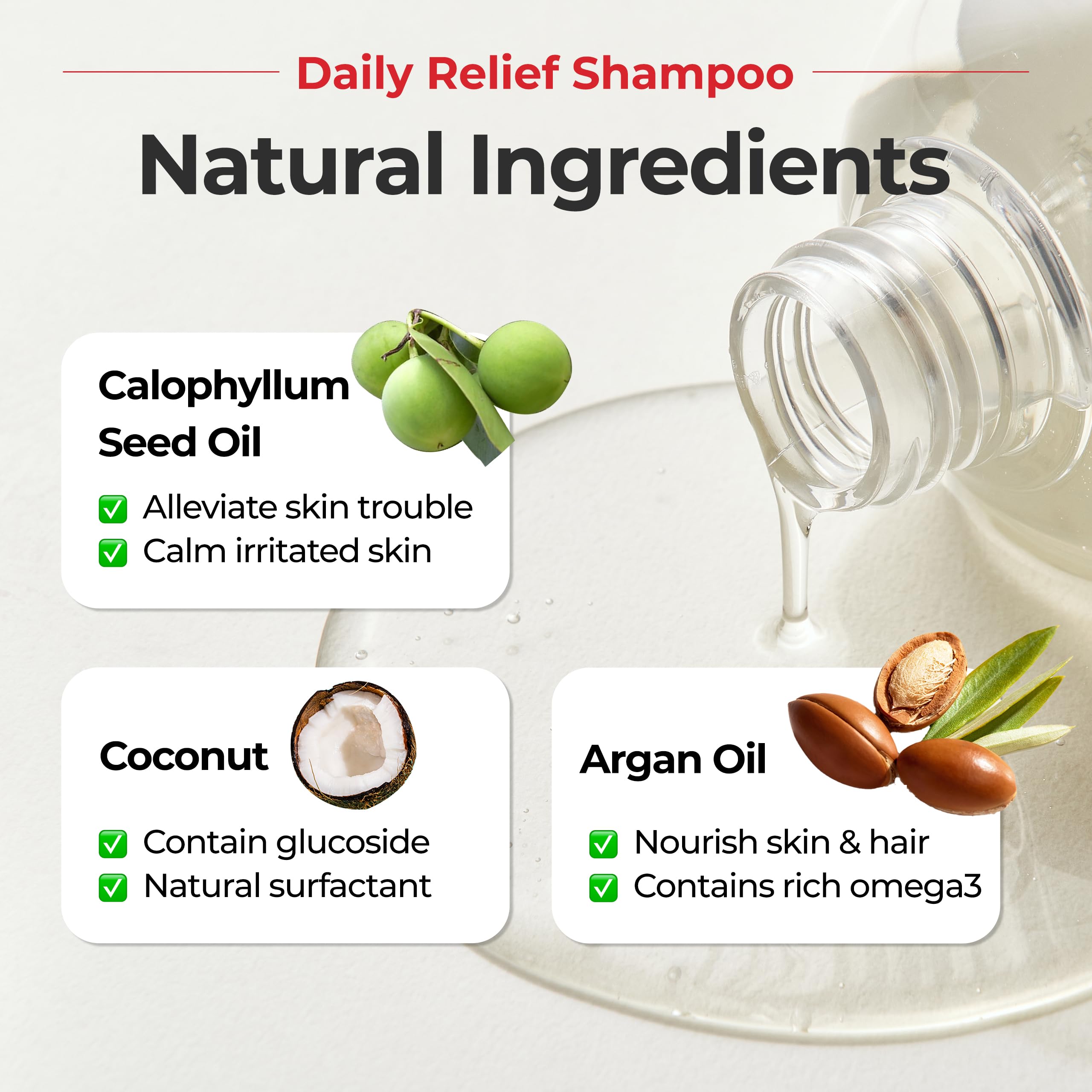 JAYU PET Daily Relief Shampoo, Vet Approved for Itchy Sensitive Skin Natural Ingredients for Allergies. Moisturizing - Image 3