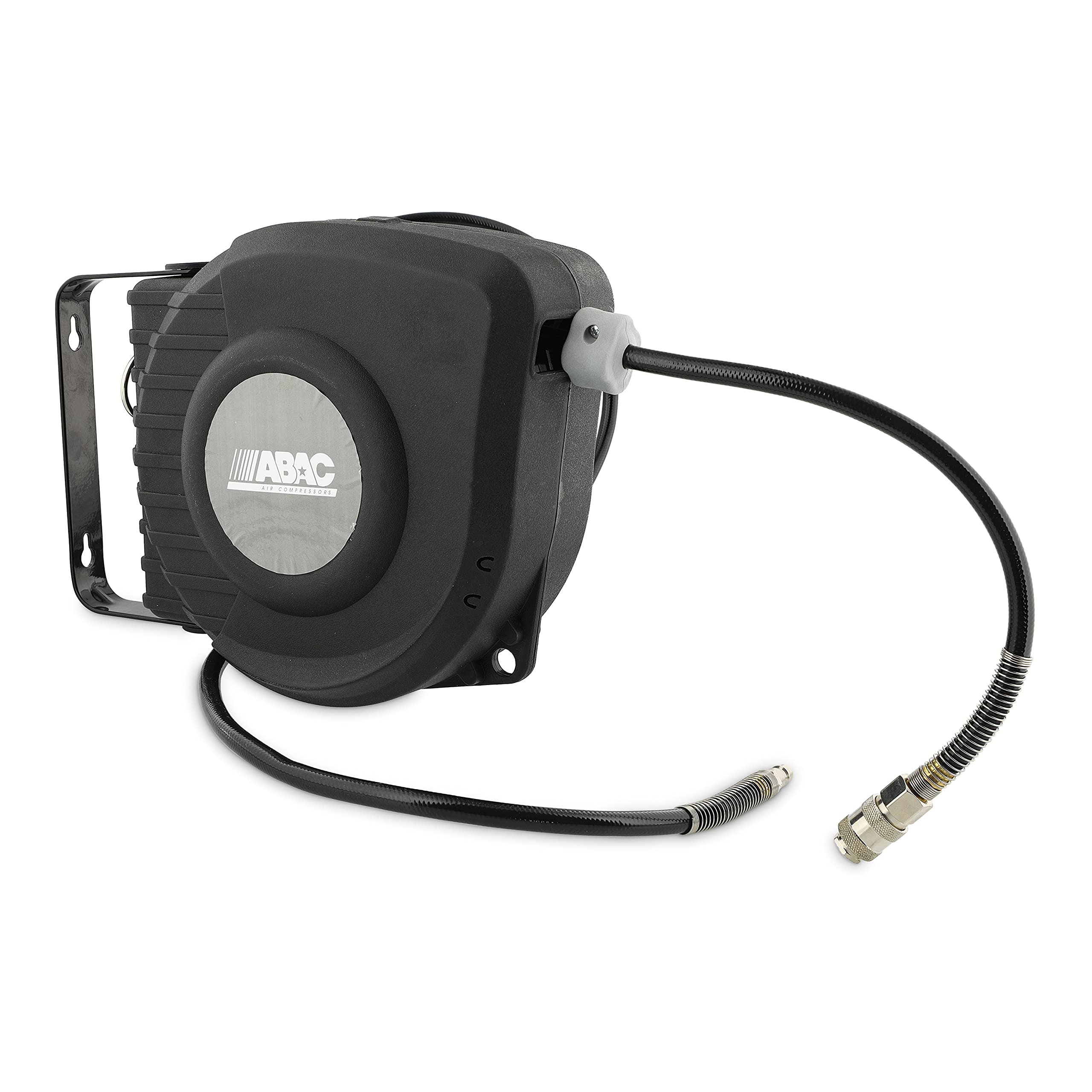 ABAC Carrete automático para Manguera - 9 metros G-8/12 - Carcasa giratoria a 180° - 2 tornillos de montaje