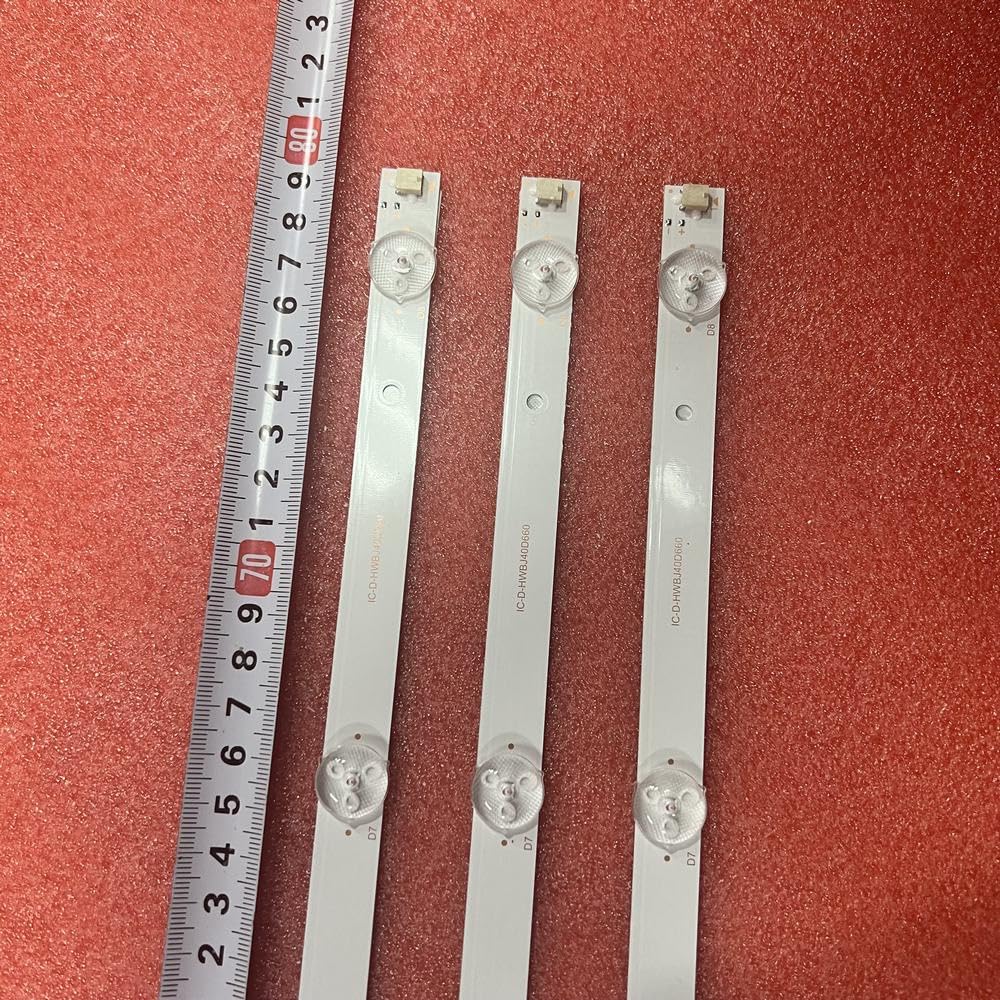 LOCLPCKGYA LED Strip Fit For Panasonic TX-40DS400E TC-40DS600X TC-40DS600 TX-40ES400B TX-40ES500B TX-40FS503B TX-40ESW504B IC-D-HWBJ40D660(Kit 3pcs For 1 TV)