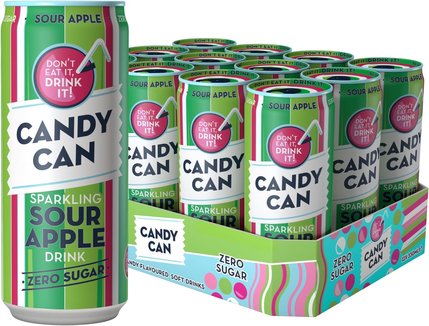 Candy Can Sour Apple