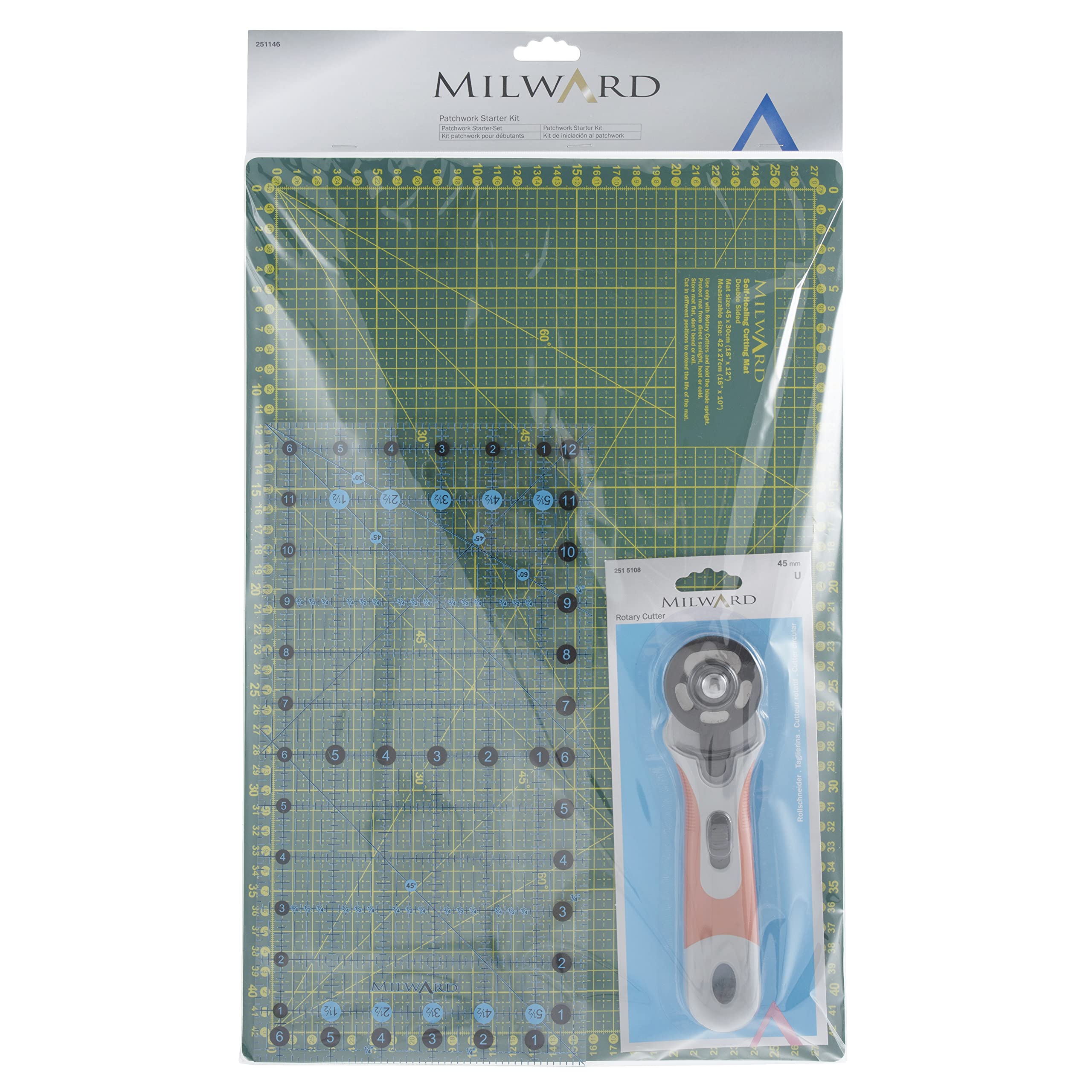 Milward Juego de iniciación de Patchwork, Variado, Talla única