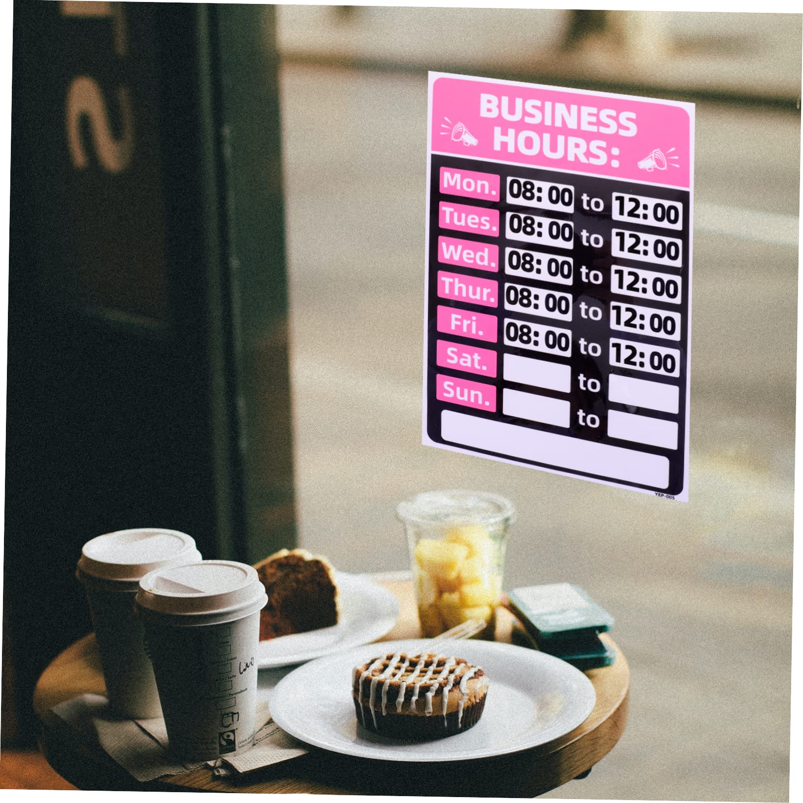 SOLUSTRE 10piezas Señal Cerrada De Pvc Para De Negocios Tiendas Restaurantes y Cafés
