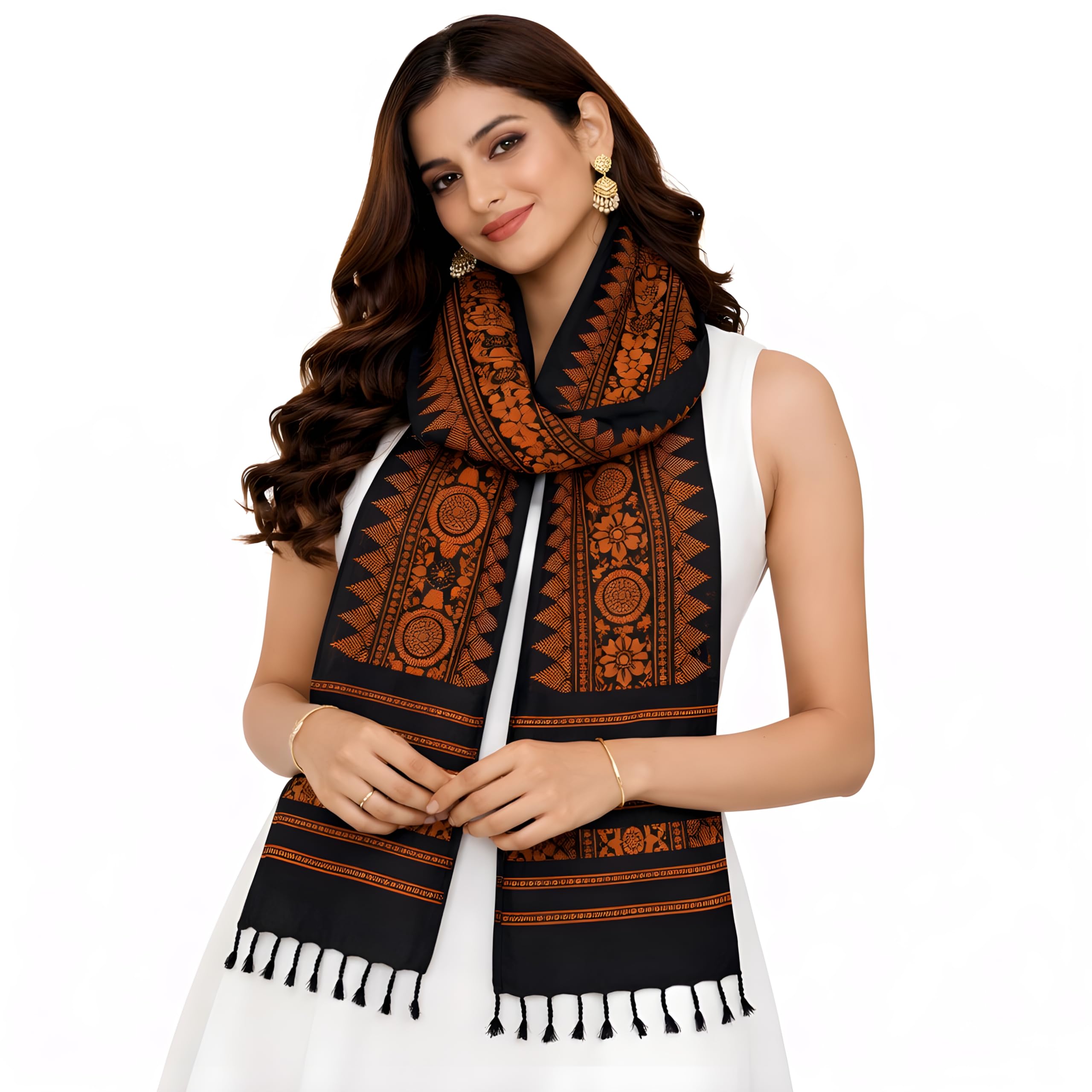 小物  ECONOMICS EXPERIMENT TOUCH MUFFLER Buy GOHUB Traditional Handwoven Muffler | Soft Wool Muffler
