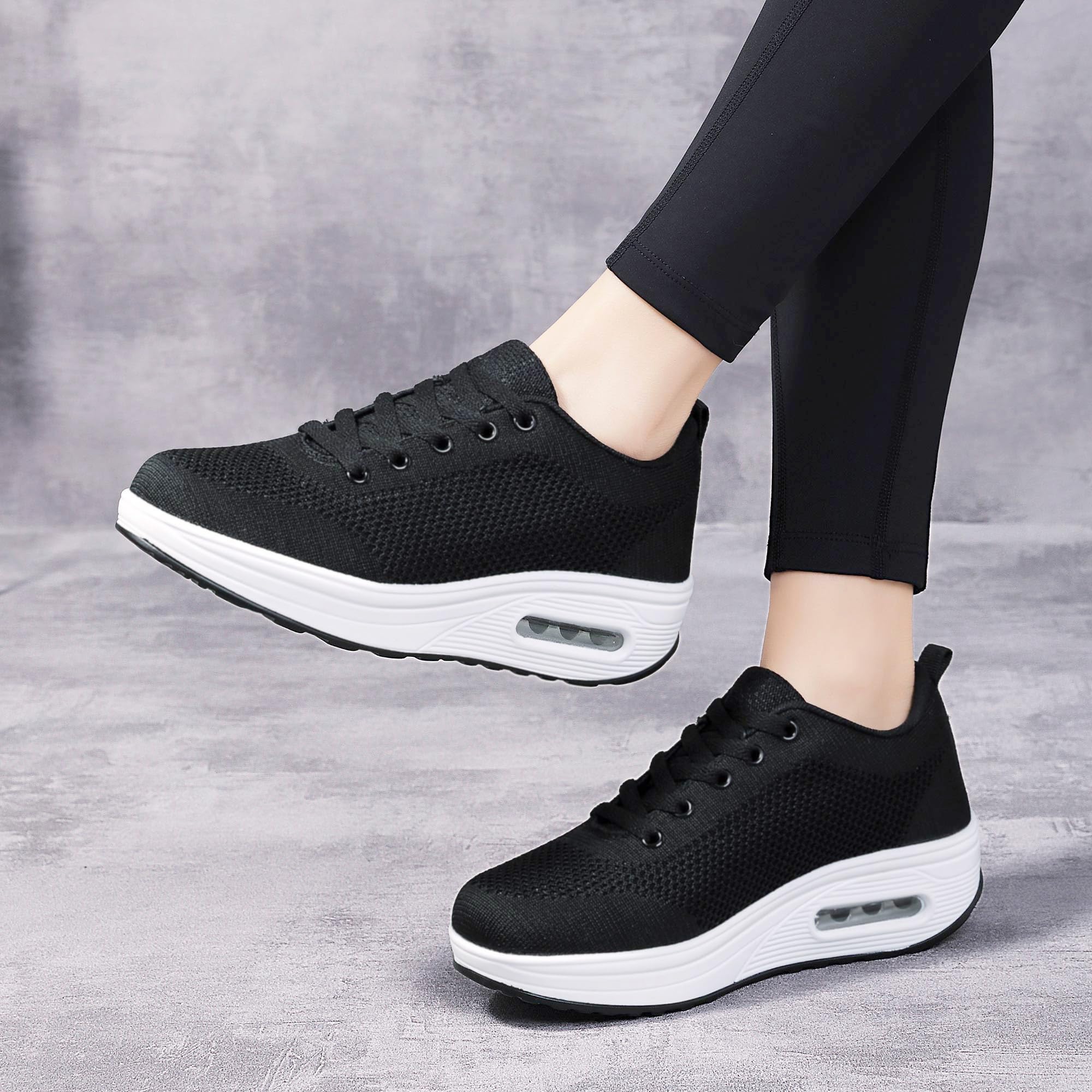 Donna Sneaker Scarpe Dimagranti Scarpe da Ginnastica Casual Tennis Piattaforma Running Sneakers Fitness Sportive Zeppa Outdoor Scarpe Passeggio