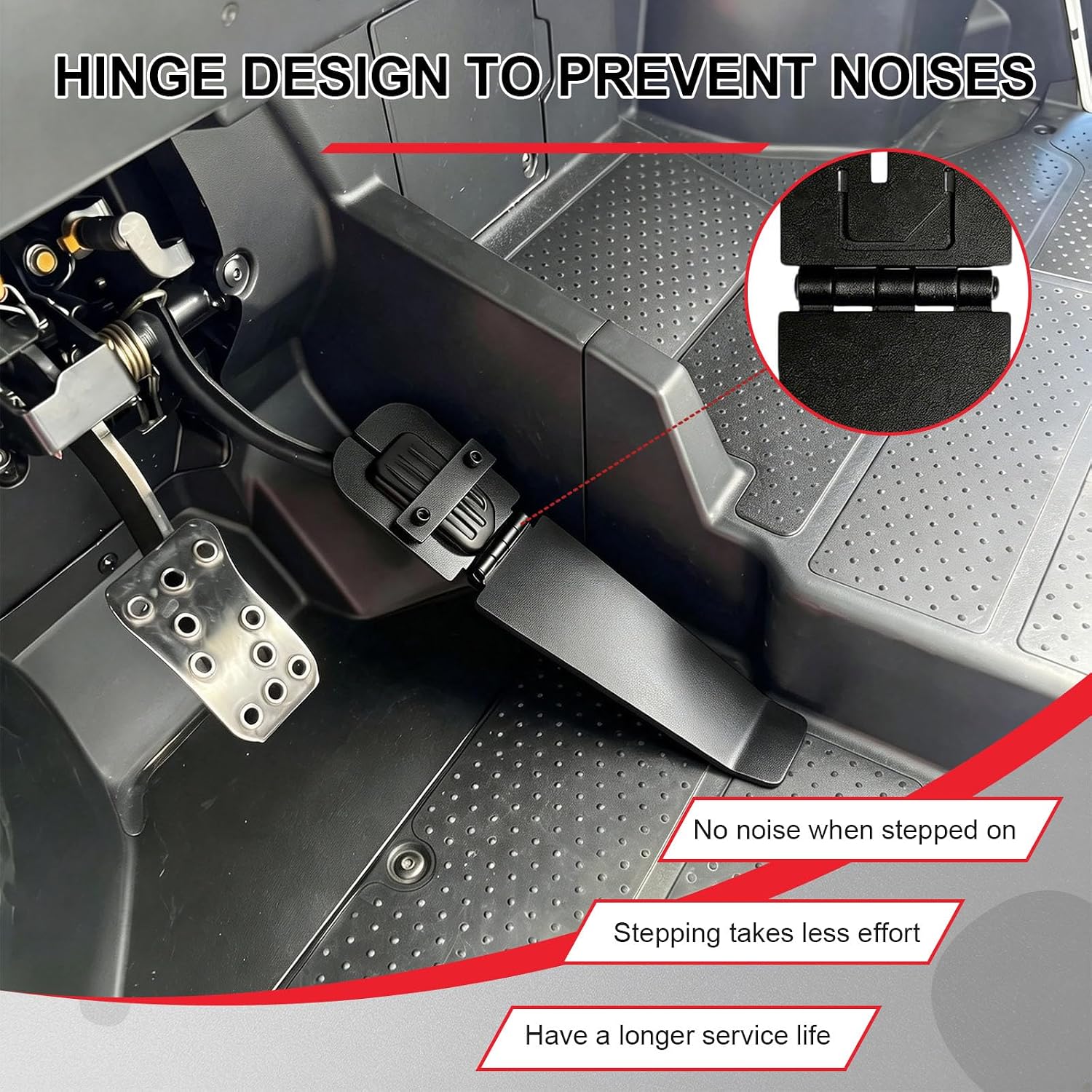 UTV Throttle Pedal Extenders Designed for Honda Pioneer 1000
