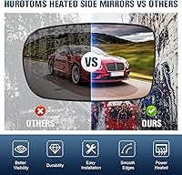 Vista 4 de Espejo lateral del conductor compatible con Chrysler 200 2011-2017 / Chrysler 300 2012-2021 / Dodge Charger 2011-2021 retrovisores calefactables