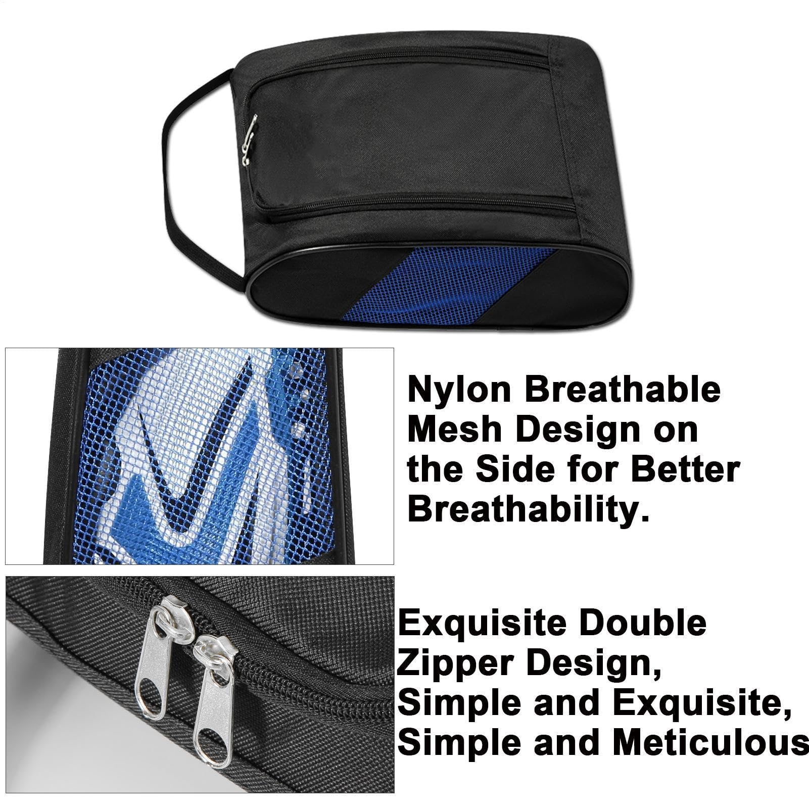 puzzlegame Estuche para Zapatos de Golf, Estuche para Zapatos de Golf, Bolsas para Zapatos Deportivos y de Viaje con ventilación, Organizador de Bolsas de Zapatos Impermeables de Golf de Viaje