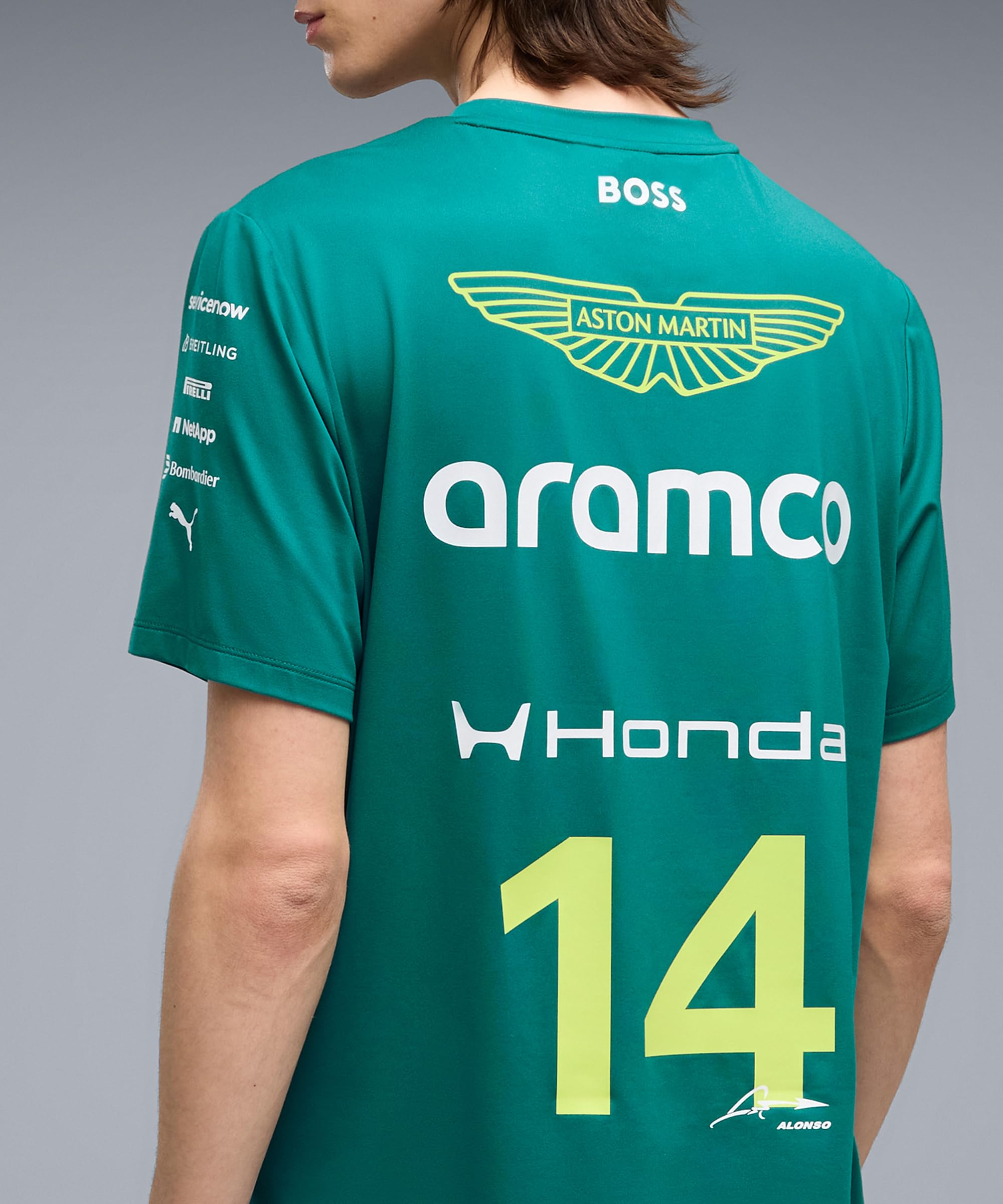 PUMA Aston Martin F1 2026 Team Fernando Alonso koszulka męska - zielona