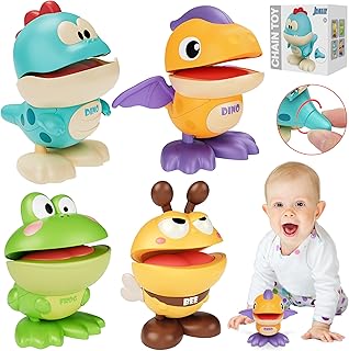 Wind Up Toys for Kids –Animal Clockwork Toys That Walk, Jump, Great for Birthday Party Favors，Suitable for Boys and Girls Aged 3 4 5 6