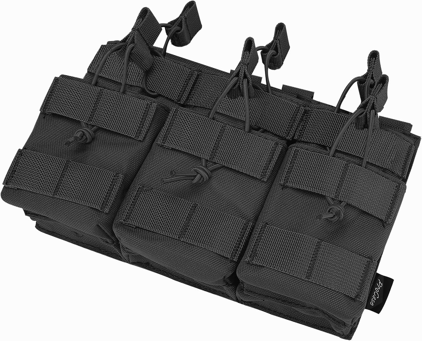 ProCase OpenTop Triple Stacker Mag Pouch, Tactical Magazine Pouch with