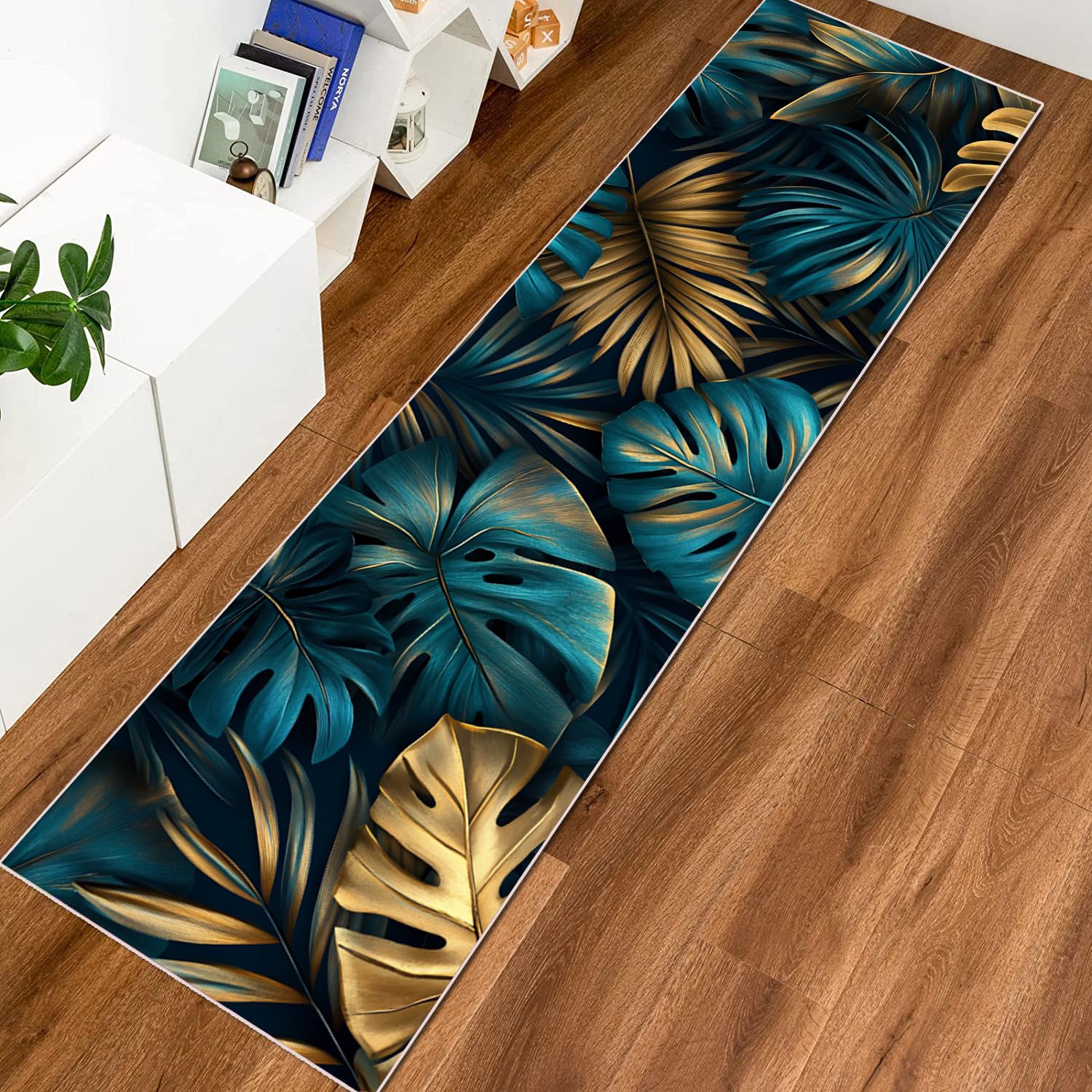 Tappeto Cucina Antiscivolo Lavabile Tappeto Corridoio Lungo 80×200 cm Tappeto Passatoia Corridoio Tappeti Runner Passatoia per Camera da Letto Soggiorno Cucina Lavanderia Tappeto Runner