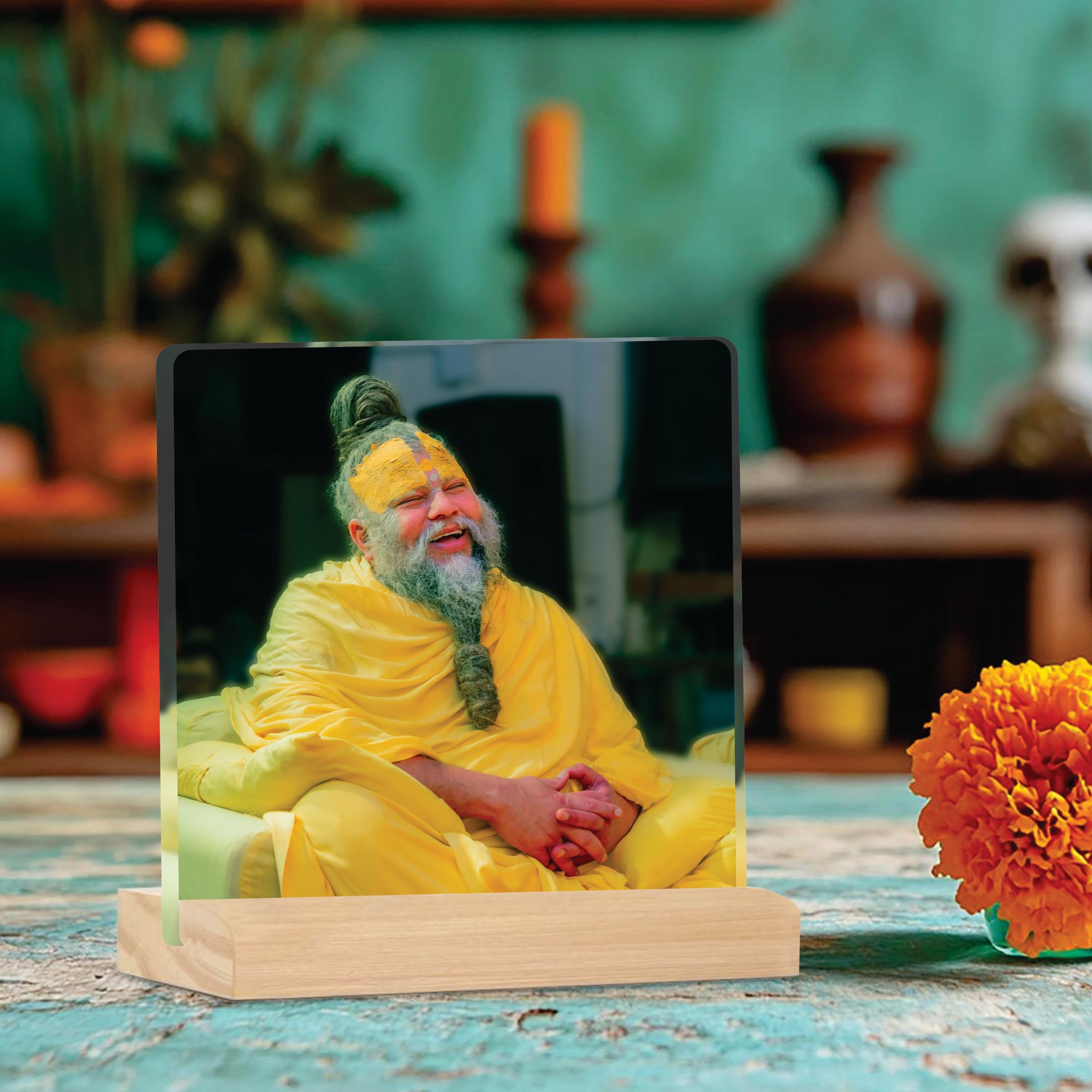 Divine Photo Frame of Premanand Maharaj Ji - Spiritual Gift -3