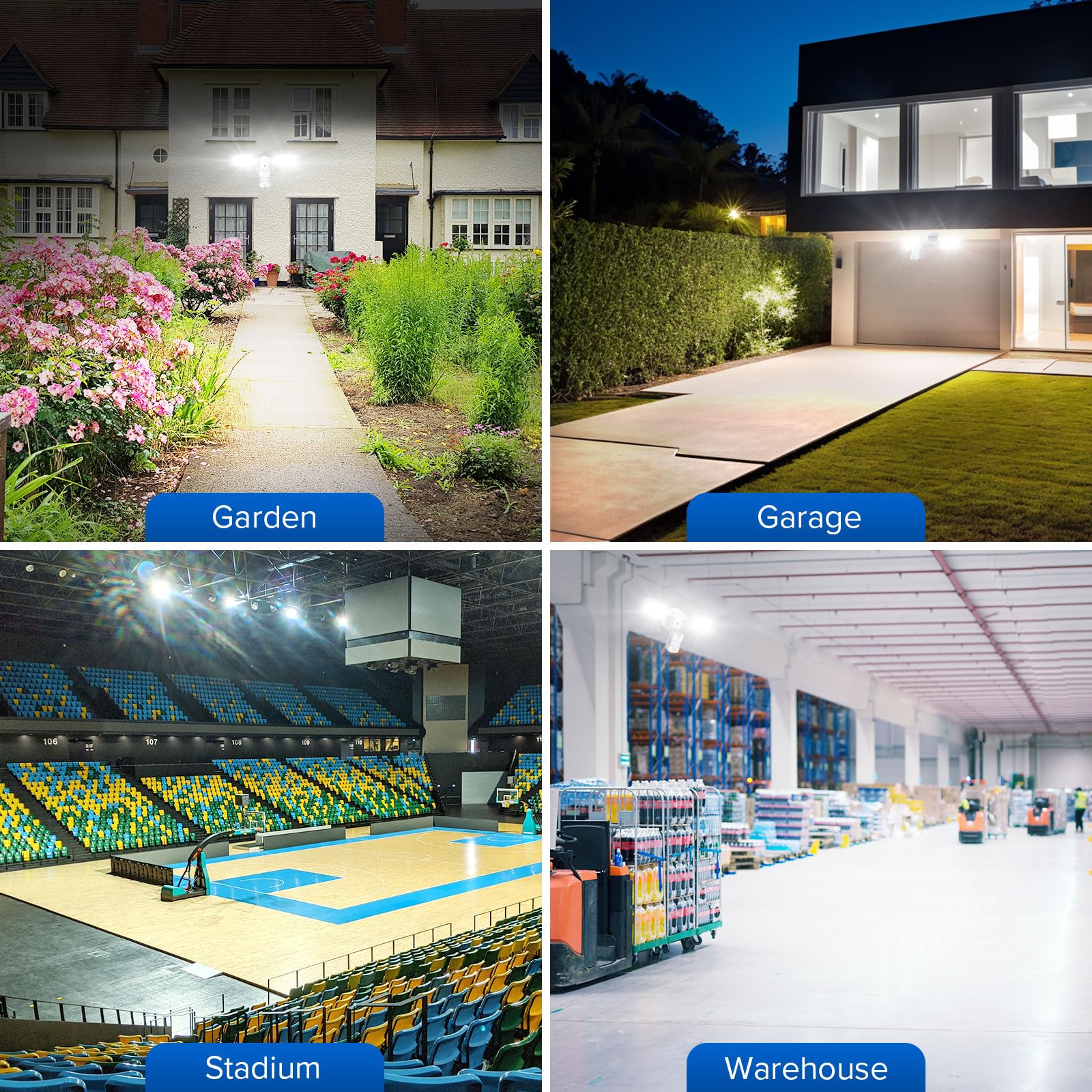 SANSI 28W 3500L otion Sensor Outdoor Lights, Flood Lights Outdoor