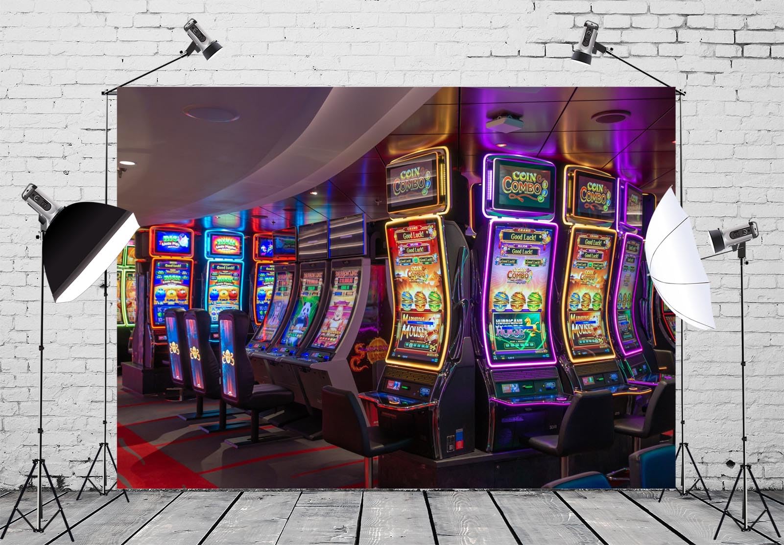 BELECO 7x5ft Billiard Hall Backdrop - Pool Table Photography Background For Parties And Studio