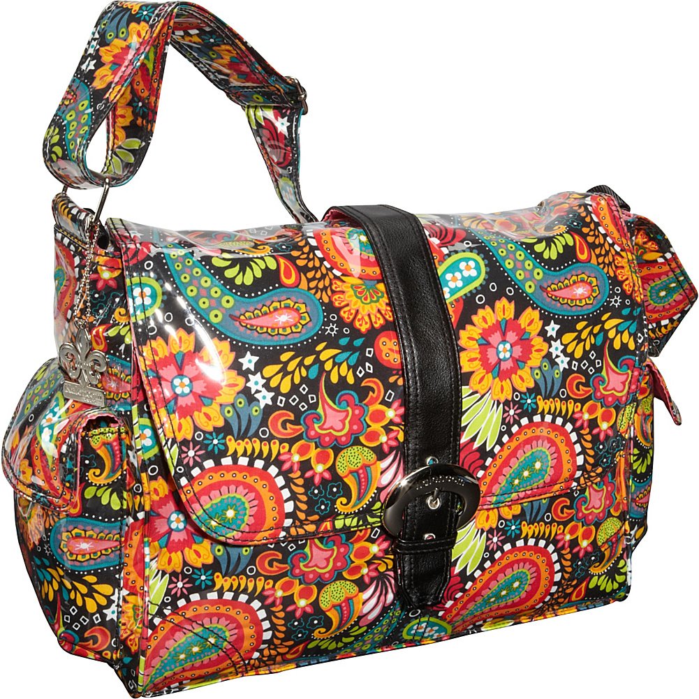 Kalencom Laminated Buckle Bag, Mango Paisley